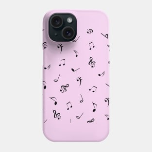 Musical notes, Phone Case