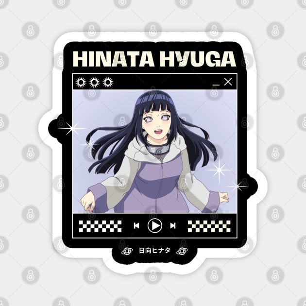 Hinata Hyuga Magnet by Kang Kray