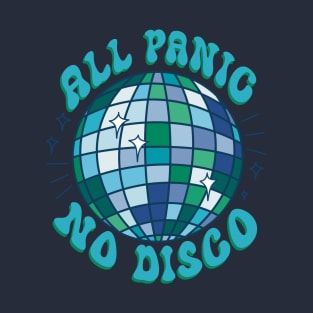 All Panic No Disco - Blue T-Shirt