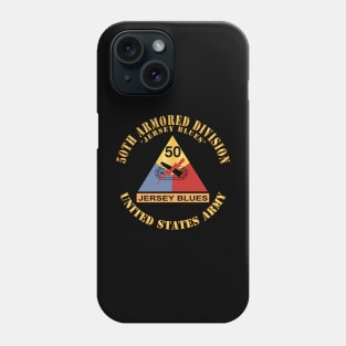 50th Armored Division - SSI - Jersey Blues - Jersey Blues - US Army X 300 Phone Case