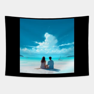 A trip to the beach Tapestry