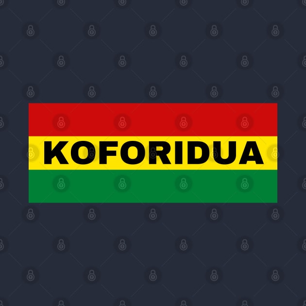 Koforidua City in Ghana Flag Colors by aybe7elf