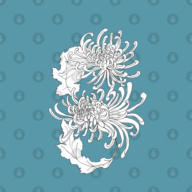 Chrysanthemum Infinity Design by KikoeART