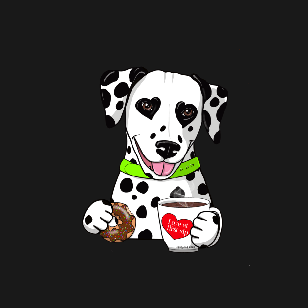 Dalmatian Coffee by FLCupcake