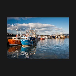 Stranraer Harbour and Fishing Boats Photograph Dumfries and Galloway T-Shirt