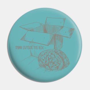 Think Outside The Box Pin