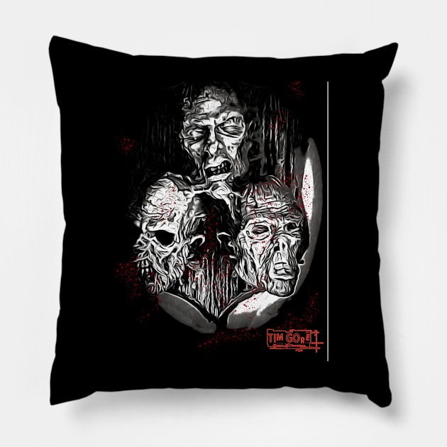 3 amigos Pillow by The Gore Store