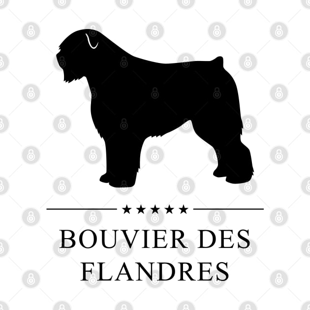 Bouvier des Flandres Black Silhouette by millersye