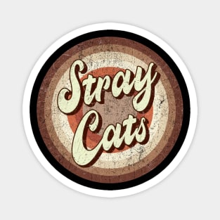 Vintage brown exclusive - stray cats Magnet