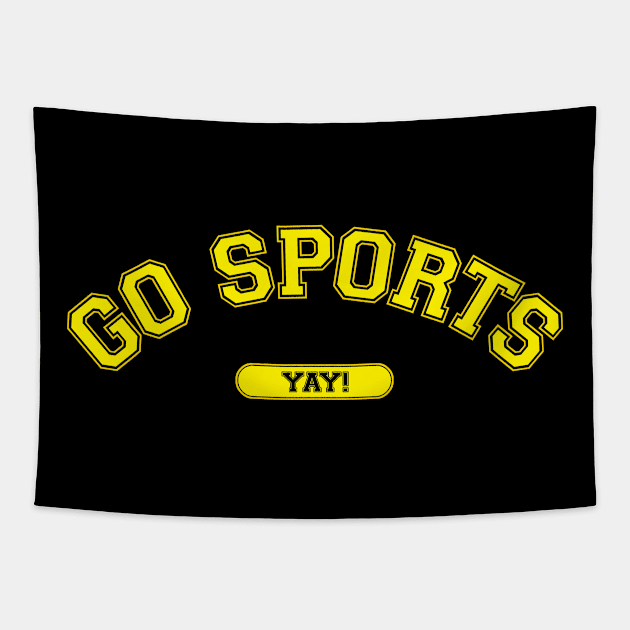 Go Sports Yay Generic Fan Tapestry by Hashtagified