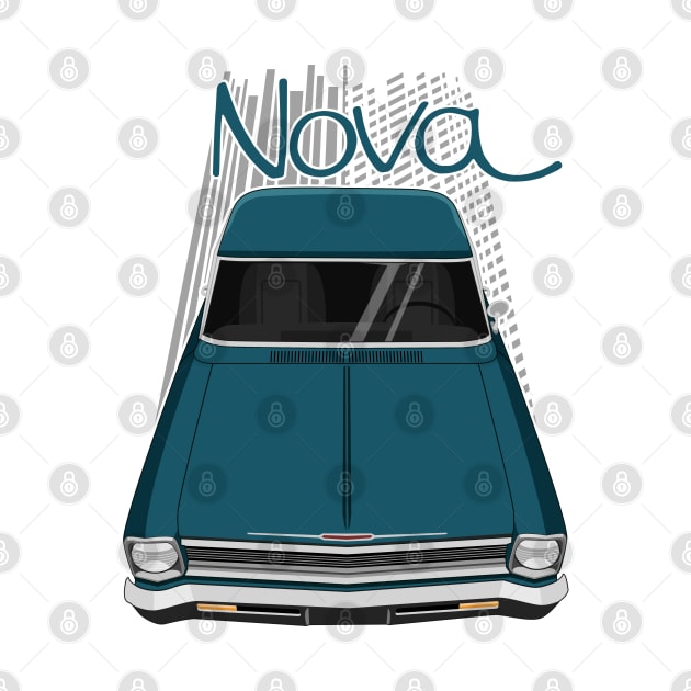 Chevrolet Nova 1966 - 1967 - tahoe turquoise by V8social