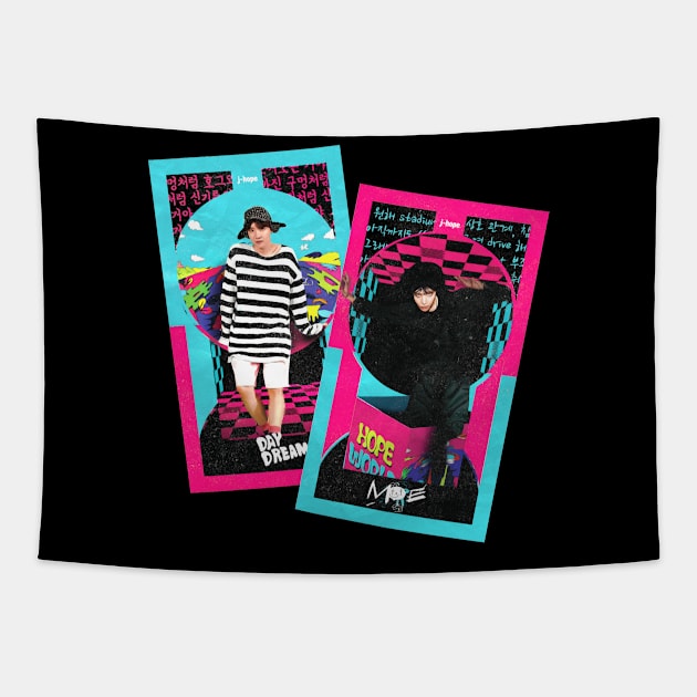 JHope Jack in The Box BTS More Hobi Hoseok Tapestry by kkotstore