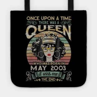 Girls 17th Birthday Queen May 2003 Queen Birthday Tote