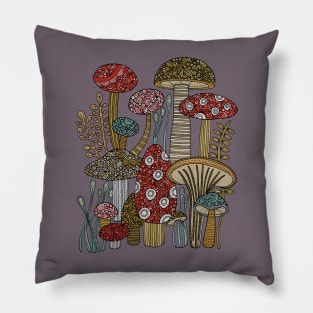 Mushroom Forest Pillow