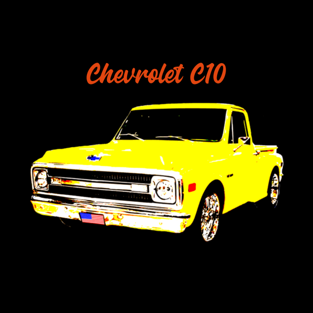 C10 CHEVY PICKUP T-SHIRT by Cult Classics