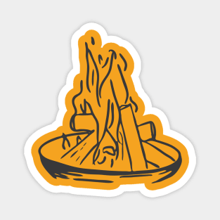 Soul On Fire Campfire Gift For Outdoor Lovers Magnet