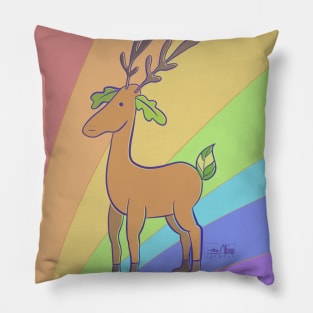 Fancy Deer-like Creature Pillow