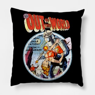 Vintage Worn Out of This World Tee Pillow