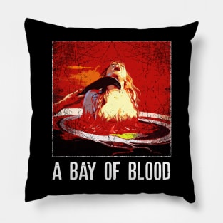 Bay Blood Brawlers Vintage Movie T-Shirt Collection Pillow