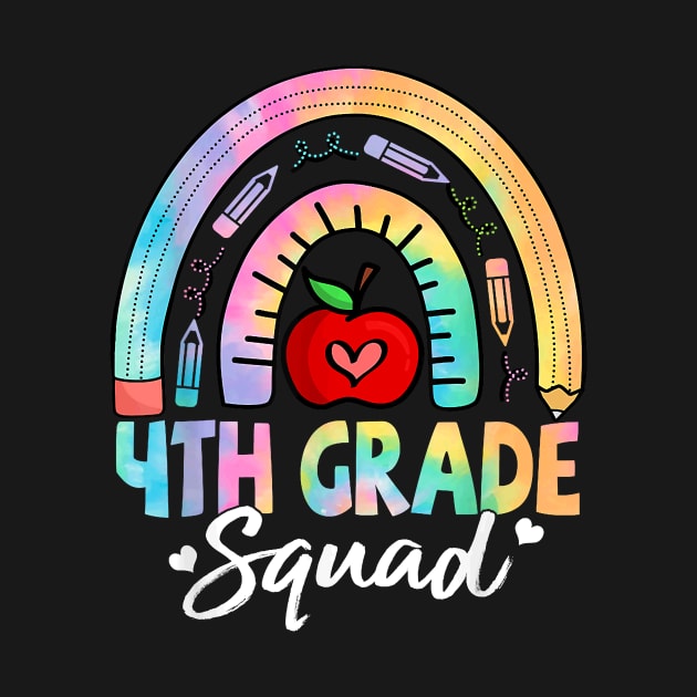 4th Grade Squad Back To School Fourth Grade Teacher Girls by Davito Pinebu 