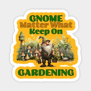 Gnome Gardening Magnet