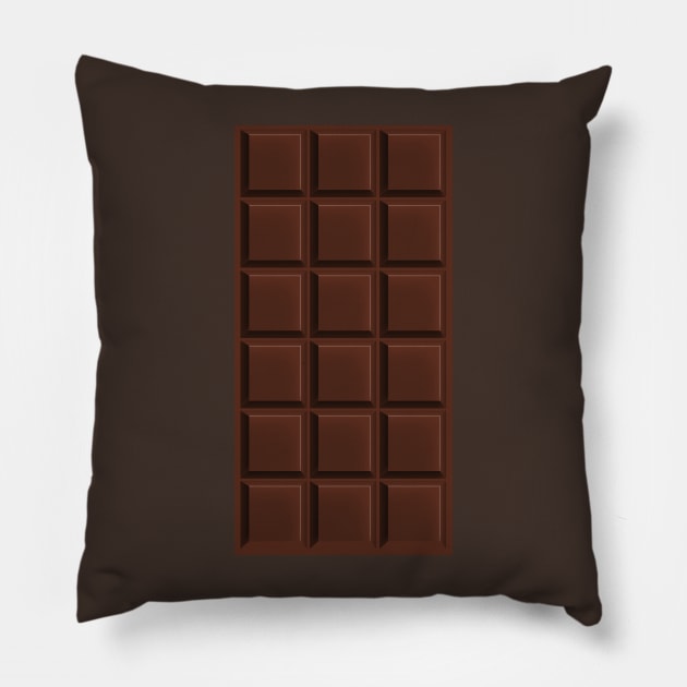 Chcocolate Bar Pillow by Teravitha