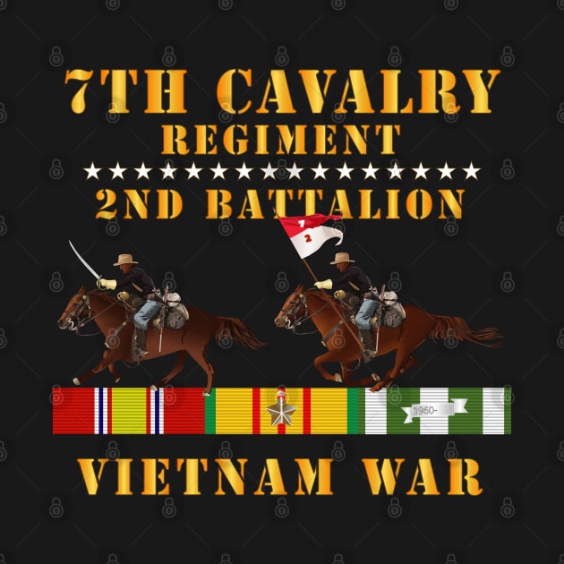 2nd Battalion,  7th Cavalry Regiment - Vietnam War wt 2 Cav Riders and VN SVC X300 by twix123844