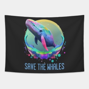 Save The Whales Tapestry