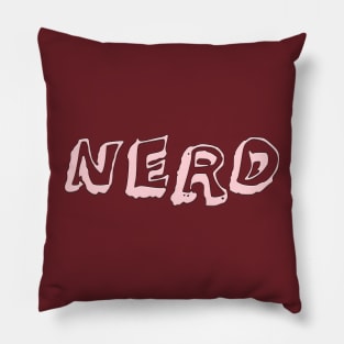 Unleash Your Inner Nerd in Style with our Vibrant Pink Nerd Pillow