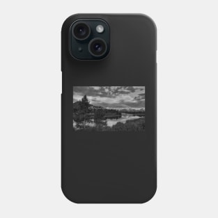 Art is Just Another Form of Screaming - Greyscale landscape Phone Case