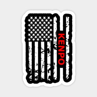 Kenpo Usa Flag Magnet