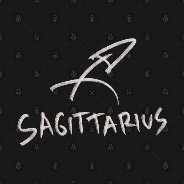 Hand Drawn Sagittarius Zodiac Signs by Saestu Mbathi