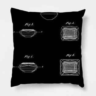 Doublet Stone Vintage Patent Hand Drawing Pillow