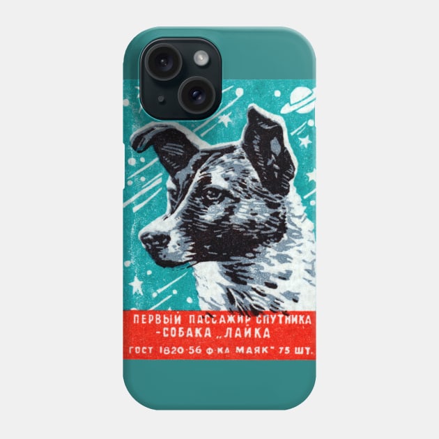 1957 Laika the Space Dog Phone Case by historicimage