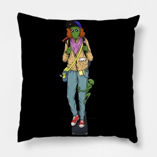 Weird Alien stuff Pillow