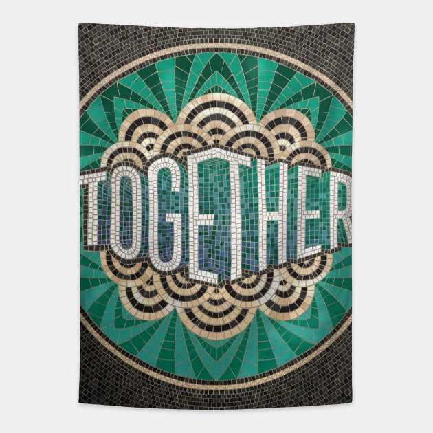 Together Fauxsaic Tapestry by stefankunz