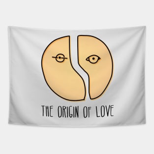 The Origin Of Love Tapestry