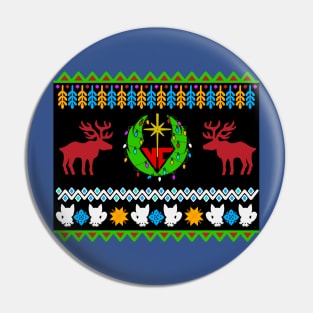 VCN Ugly Sweater Pin