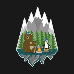 Winter campground T-Shirt