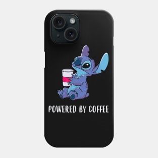 POWERED BY COFFEE Phone Case