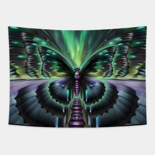 Aurora Borealis Butterfly Tapestry