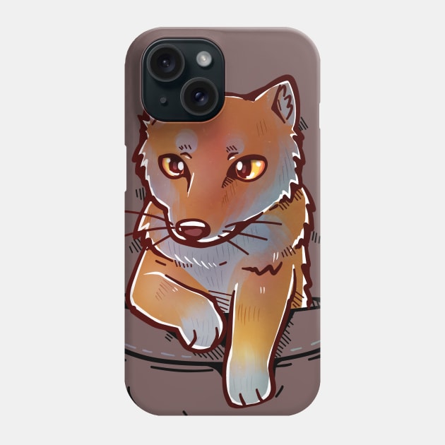 Pocket Cute Tibetan Fox Phone Case by TechraPockets