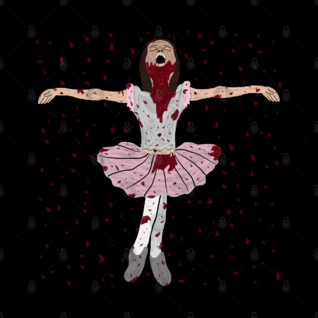 ABIGAL(vampire ballerina blood rain) (painted) by Moonsong