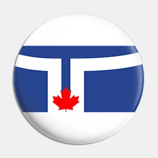 Flag of Toronto, Ontario Pin