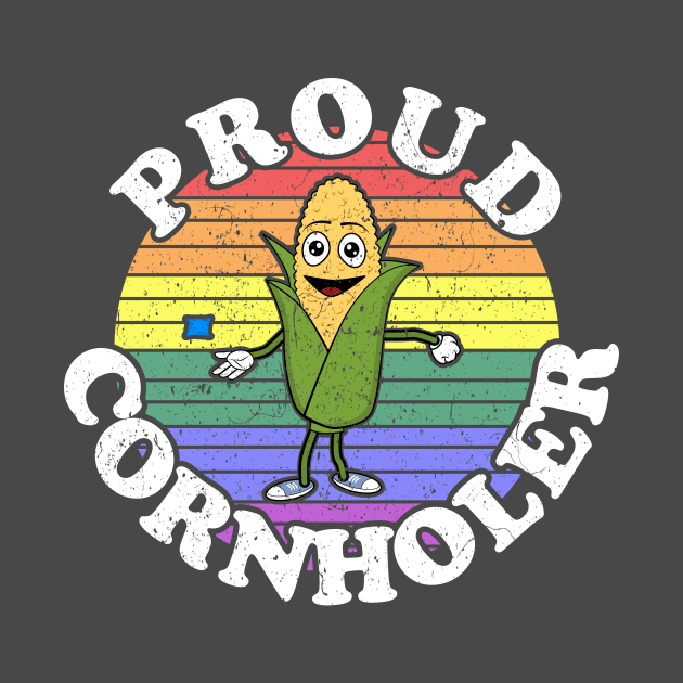 Retro LGBT Proud Cornholer Cornhole by KawaiinDoodle