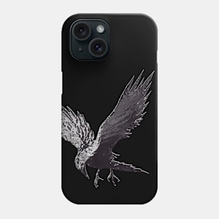 Crow Abstract Art Phone Case