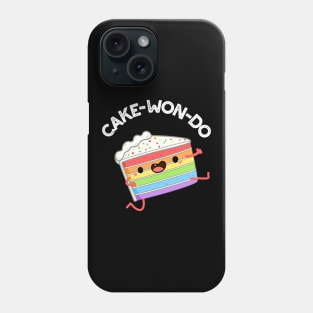 Cake-won-do Cute Taekwondo Cake Pun Phone Case