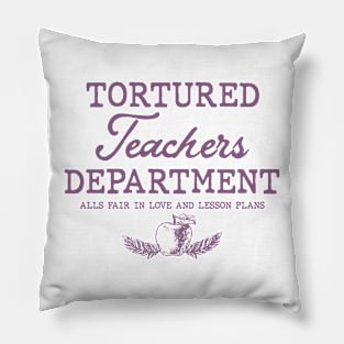 Tortured Teacher Department Pillow