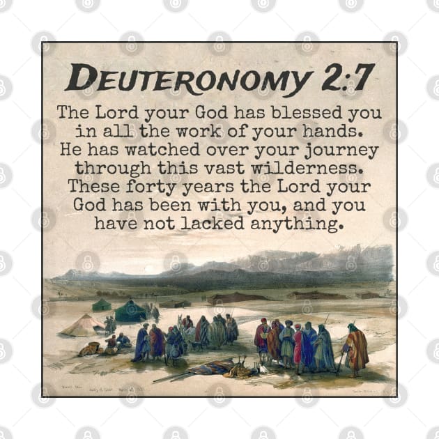 Deuteronomy 2:7 by Bible Verses by Deb