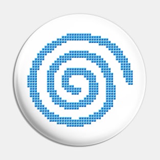 Dreamcast Pixel Cubes - blue Pin